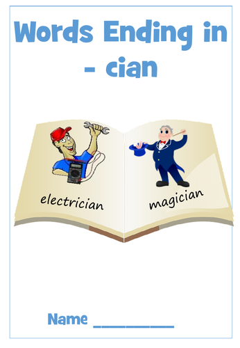 cian suffix - PowerPoint Lesson and Worksheets | Teaching Resources