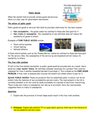 Public Goods Teaching Resources