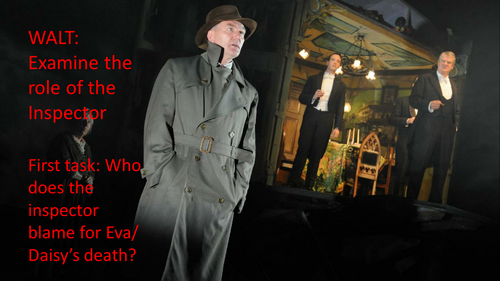 PPT to examine the role of the Inspector in An Inspector Calls ...