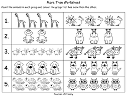 More, Less And The Same - Powerpoint Presentation And Worksheets By 