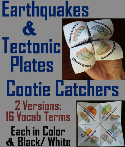 Plate Tectonics Task Cards, Interactive Notebooks and Activities Bundle ...