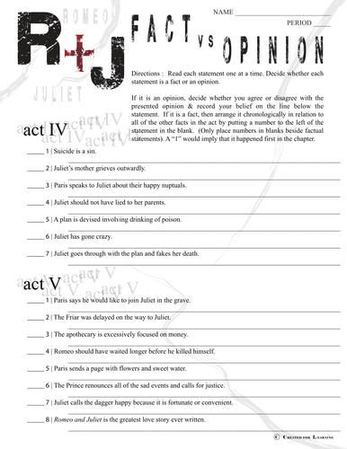 ROMEO AND JULIET Unit Teaching Package (by William Shakespeare ...