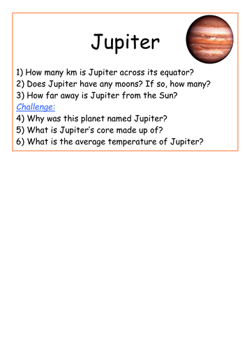 Facts about jupiter image