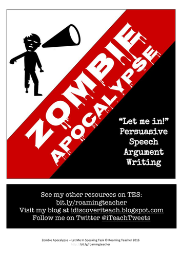 Zombie Apocalypse: Let Me In - Speaking Task