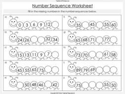 Number Sequences - Year 2 | Teaching Resources