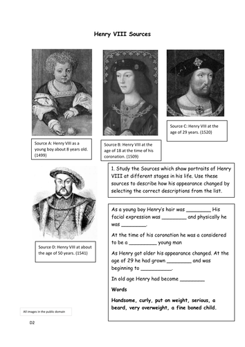 What type of King was Henry VIII? | Teaching Resources