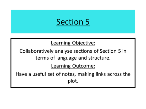 'Of Mice and Men' section  5 close analysis