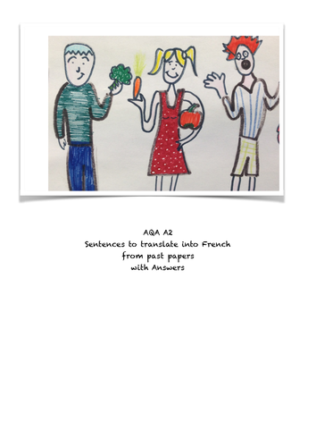 A2 French 3 Worksheets With French Sentences To Translate With Answers Provided Teaching Resources