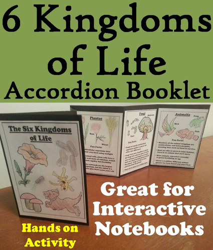 Six Kingdoms of Life Accordion Booklet