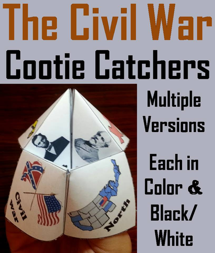 Civil War Cootie Catchers