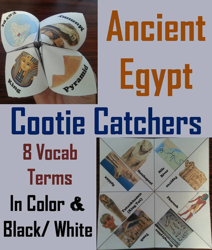 Ancient Egypt Cootie Catchers