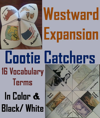 Westward Expansion Cootie Catchers