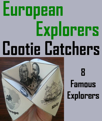 European Explorers Cootie Catchers