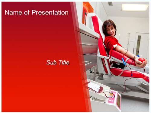 Blood Donation PPT Template | Teaching Resources