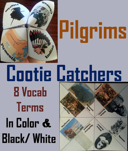 Pilgrims Cootie Catchers