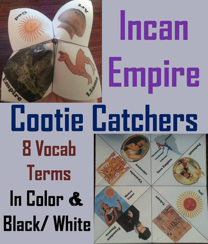 Inca Empire Cootie Catchers