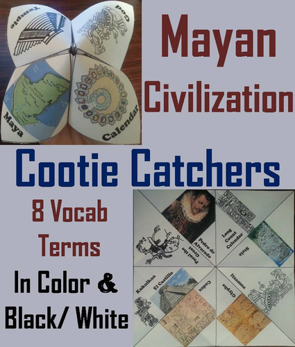 Maya Civilization Cootie Catchers