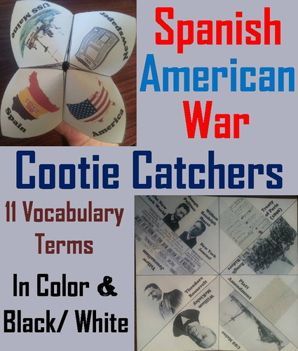 Spanish American War Cootie Catchers