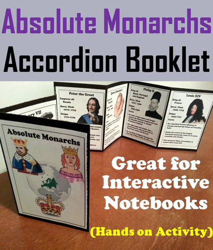 Absolute Monarchs Accordion Booklet