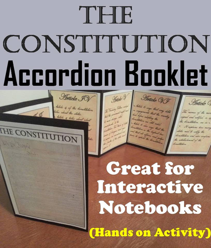 Constitution Accordion Booklet