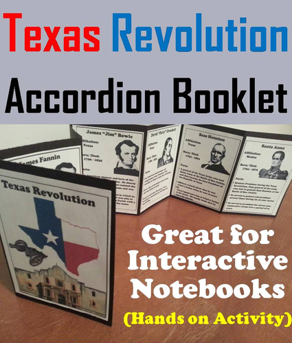 Texas Revolution Accordion Booklet