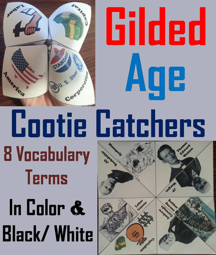 Gilded Age Cootie Catchers