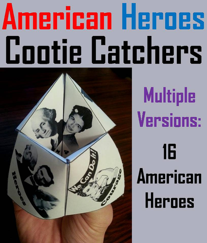 American Heroes Cootie Catchers