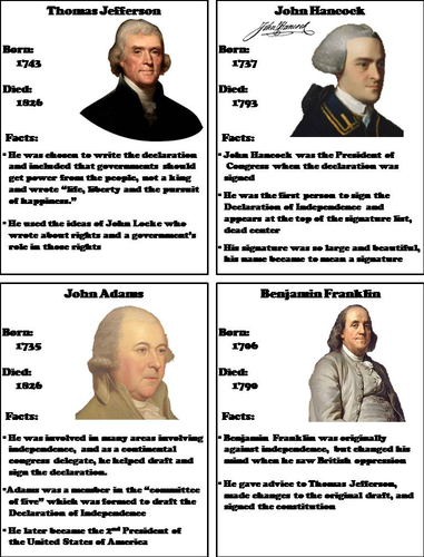 Declaration of Independence Accordion Booklet | Teaching Resources