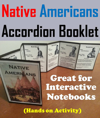 Native Americans Accordion Booklet