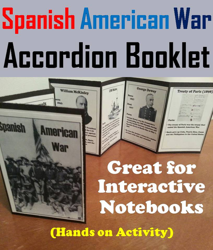 Spanish American War Accordion Booklet