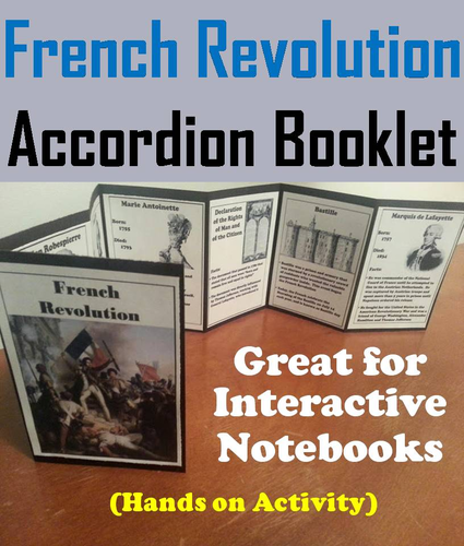 French Revolution Accordion Booklet