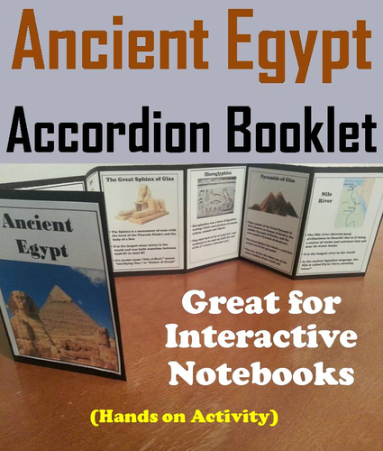 Ancient Egypt Accordion Booklet