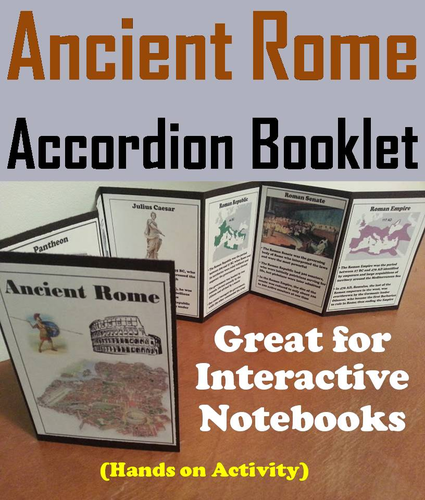 Ancient Rome Accordion Booklet