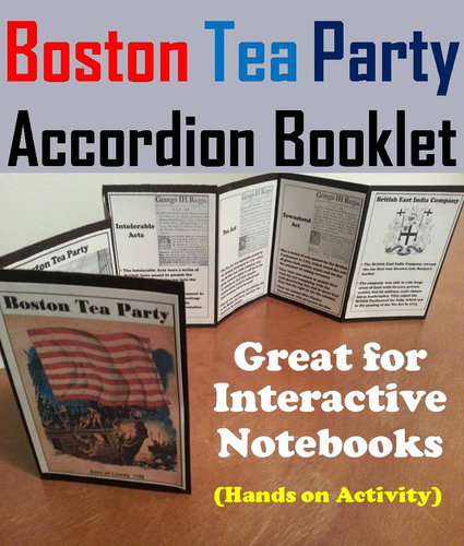 Boston Tea Party Accordion Booklet