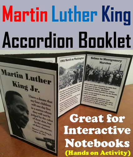 Martin Luther King Accordion Booklet