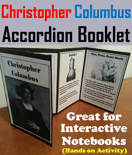 Christopher Columbus Accordion Booklet