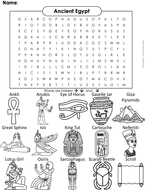 Ancient Egypt Word Search | Teaching Resources