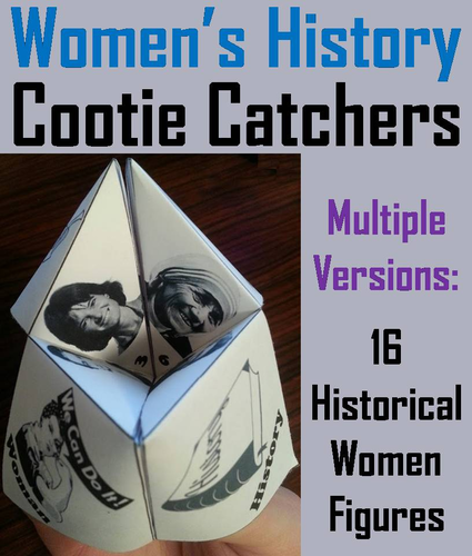 Women's History Cootie Catchers