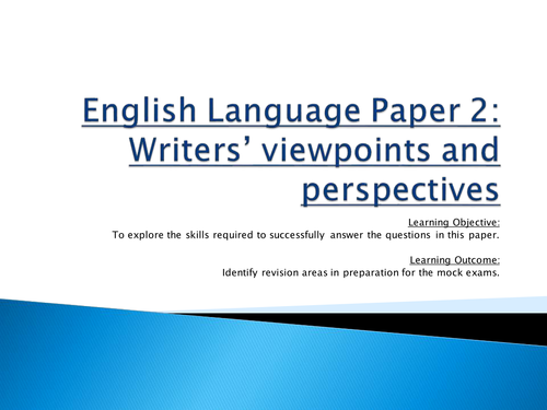 AQA English Language Paper 2 practice