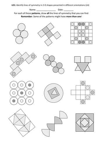 year 4 symmetry lesson 3 teaching resources