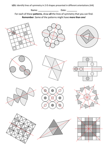 Year 4: Symmetry (Lesson 3) | Teaching Resources