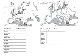 Europe: Physical and Human Features | Teaching Resources