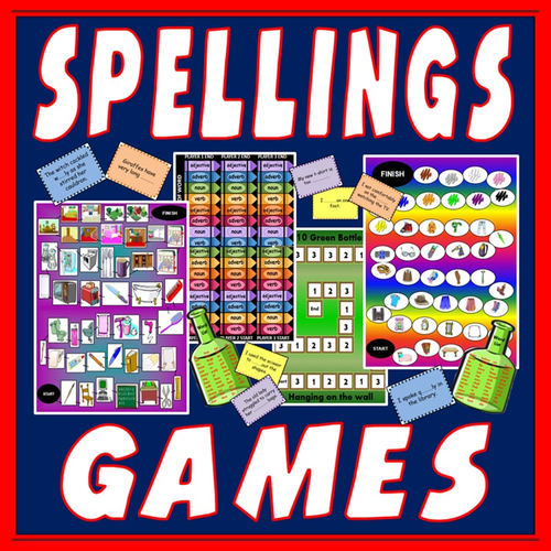 4 SPELLINGS GAMES 