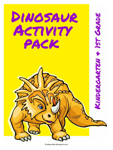 dinosaur activity book printable