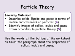 KS3 Particles | Teaching Resources