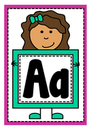 ALPHABET FLASHCARDS / POSTERS - A4 - MULTICULTURAL DIVERSITY - letters ...