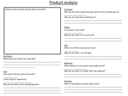 year 7 textiles pencil case scheme of work booklet and accompanying