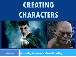 Creative writing - character development | Teaching Resources