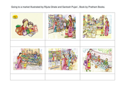 Wordless Stories Writing Pack  Going to a market  Teaching Resources