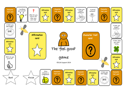 the feel good game self esteem by elsasupport teaching